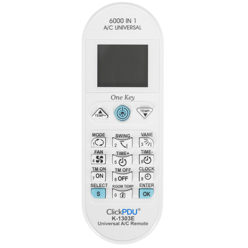 Купить Пульт ДУ для кондиционера ClickPdu CLICKPDU K-1303E KT-E08 в интернет-магазине DNS. Характеристики, цена ClickPdu CLICKPDU K-1303E KT-E08 | 9164090.