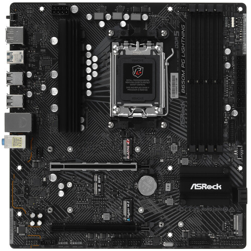 Купить Материнская плата ASRock B650M PG Lightning в интернет-магазине DNS. Характеристики, цена ASRock B650M PG Lightning | 5454944.