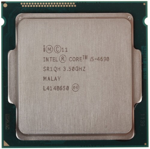 Купить Процессор Intel Core i5-4690 3.5GHz (TB up to 3.9GHz)  6Mb 2xDDR3-1600 HDGraphics4600 TDP-84w  LGA1150  OEM в интернет-магазине DNS. Характеристики, цена  | 0177247.