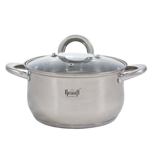 Купить Кастрюля Krauff Casseroles 26-238-075 3.4 л 20 см серебристый в интернет-магазине DNS. Характеристики, цена Krauff Casseroles 26-238-075 | 9233975.