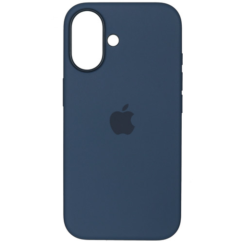 Купить Накладка  Apple Silicone Case для Apple iPhone 16 синий в интернет-магазине DNS. Характеристики, цена Apple Silicone Case | 5492888.