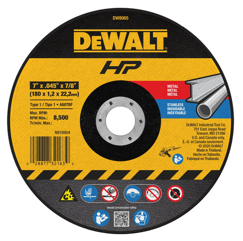 Купить Диск отрезной DeWalt DW8065 в интернет-магазине DNS. Характеристики, цена DeWalt DW8065 | 5934298.