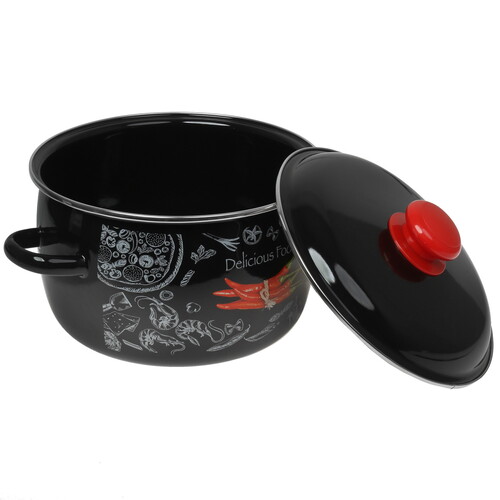 Купить Кастрюля TM Appetite Chilli 1МС201Р 4 л 20 см черный в интернет-магазине DNS. Характеристики, цена TM Appetite Chilli 1МС201Р | 4843182.