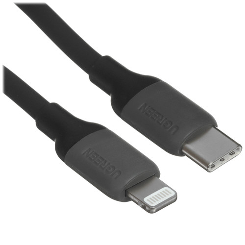 Купить Кабель Ugreen Lightning 8-pin - USB Type-C черный в интернет-магазине DNS. Характеристики, цена UGREEN US387 | 9983465.