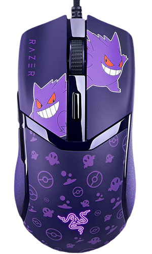 Купить Мышь проводная Razer Cobra Pokémon Gengar [RZ01-04650700-R3M1] разноцветный в интернет-магазине DNS. Характеристики, цена Razer Cobra Pokémon Gengar | 5651420.