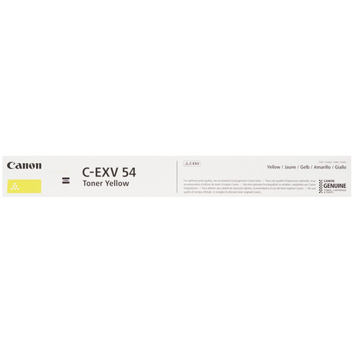 Купить Тонер-картридж лазерный Canon C-EXV 54 желтый, с чипом в интернет-магазине DNS. Характеристики, цена Canon C-EXV 54 | 1327116.