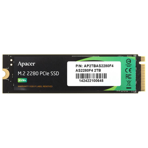 Купить 2000 ГБ M.2 NVMe накопитель Apacer AS2280F4 [AP2TBAS2280F4-1] в интернет-магазине DNS. Характеристики, цена Apacer AS2280F4 | 5456538.