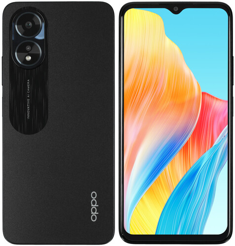 Купить 6.56" Смартфон OPPO A38 128 ГБ черный в интернет-магазине DNS. Характеристики, цена OPPO A38 | 5430122.