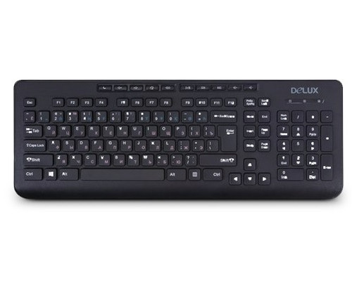 Купить Клавиатура  проводная Delux DLK-02UB в интернет-магазине DNS. Характеристики, цена Delux DLK-02UB | 9183140.