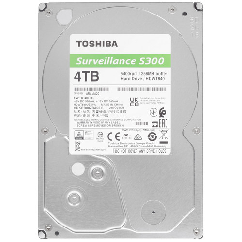 Купить 4 ТБ Жесткий диск Toshiba S300 Surveillance [HDWT840UZSVA] в интернет-магазине DNS. Характеристики, цена Toshiba S300 Surveillance | 9328202.