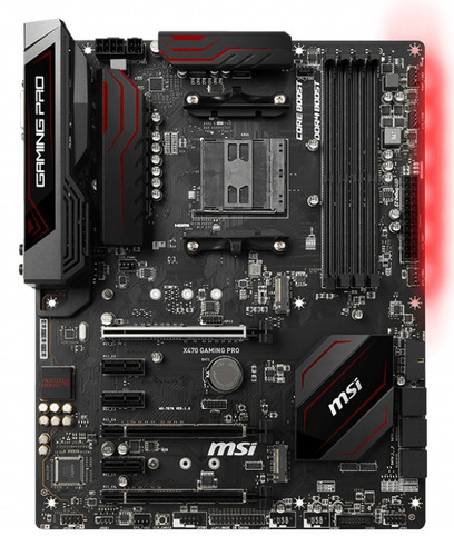 Купить Плата MSI AM4 X470 X470 GAMING PRO 4xDDR4 3xPCI-Ex16 HDMI/DVI SATA3 2xM2 USB3.1 ATX в интернет-магазине DNS. Характеристики, цена  | 1237441.