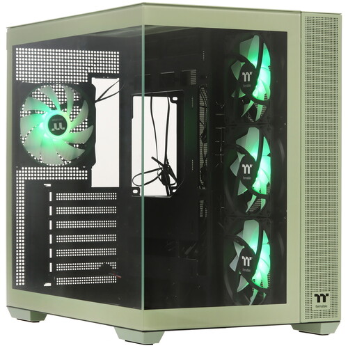 Купить Корпус Thermaltake View 380 TG ARGB Matcha Green [CA-1Z2-00MEWN-00] зеленый в интернет-магазине DNS. Характеристики, цена Thermaltake View 380 TG ARGB Matcha Green | 5462284.