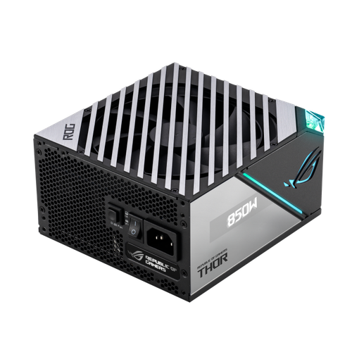 Купить Блок питания ASUS ROG THOR 850W Platinum II [ROG-THOR-850P2-GAMING] серый, черный в интернет-магазине DNS. Характеристики, цена ASUS ROG THOR 850W Platinum II | 9199199.