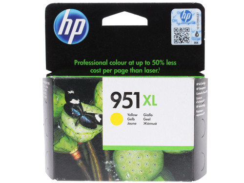 Купить Картридж HP 951XL (CN048AE) желтый в интернет-магазине DNS. Характеристики, цена HP 951XL (CN048AE) | 0139059.