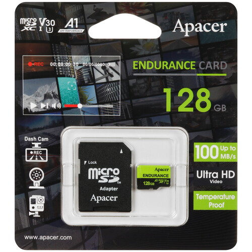 Купить Карта памяти Apacer microSDXC 128 ГБ [AP128GEDM1D05-R] в интернет-магазине DNS. Характеристики, цена  | 5456926.