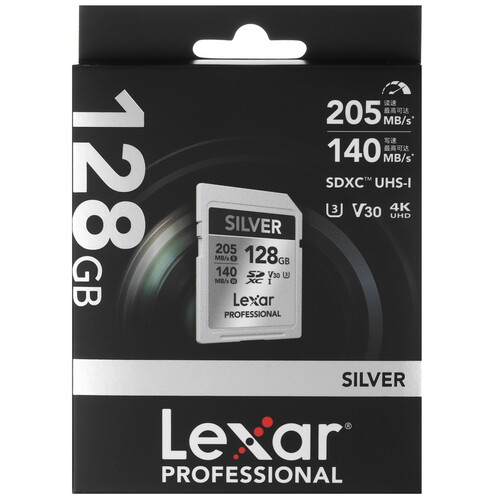 Купить Карта памяти Lexar Professional Silver SDXC 128 ГБ [LSDSILV128G-RNNNC] в интернет-магазине DNS. Характеристики, цена  | 5641154.