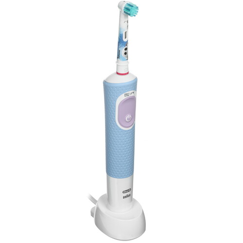 Купить Электрическая зубная щетка Braun Oral-B Vitality Pro D103.413.2K Frozen голубой в интернет-магазине DNS. Характеристики, цена Braun Oral-B Vitality Pro D103.413.2K Frozen | 5496078.