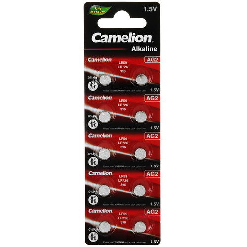 Купить Батарейка Camelion G 2 LR59 (AG2/G2/LR726/396A/196) в интернет-магазине DNS. Характеристики, цена Camelion G 2 | 9117667.