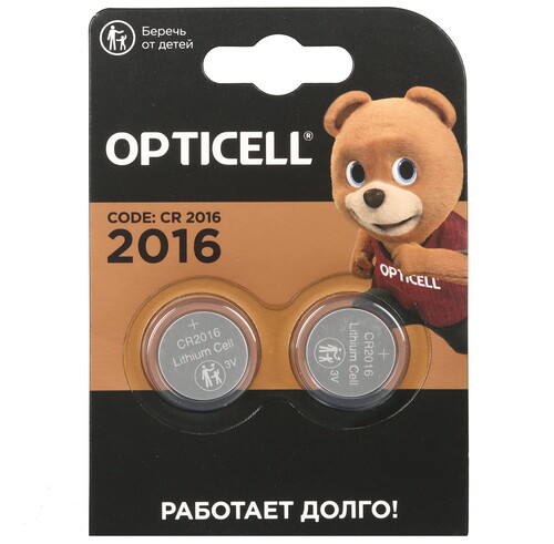 Купить Батарейка Opticell CR2016 в интернет-магазине DNS. Характеристики, цена Opticell | 5452816.
