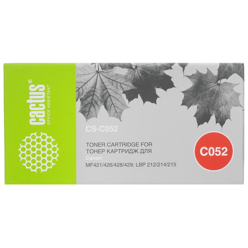 Купить Картридж лазерный Cactus CS-C052 черный, с чипом в интернет-магазине DNS. Характеристики, цена Cactus CS-C052 | 8158925.
