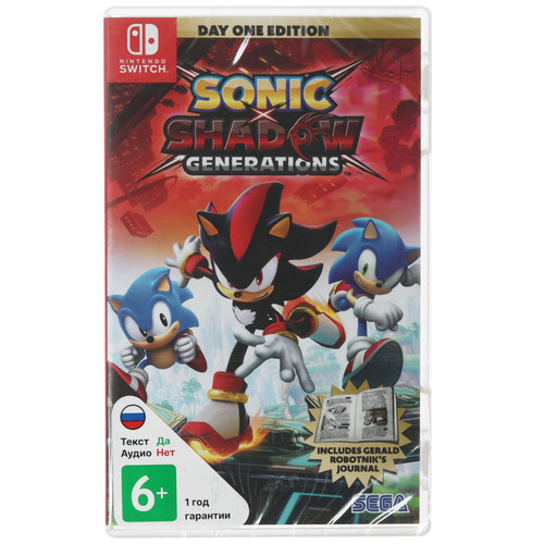 Купить Игра Sonic X Shadow Generations (Switch) в интернет-магазине DNS. Характеристики, цена Sonic X Shadow Generations | 5496593.