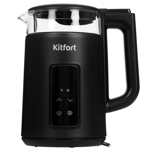 Купить Электрочайник Kitfort КТ-6714 черный в интернет-магазине DNS. Характеристики, цена Kitfort КТ-6714 | 9220559.
