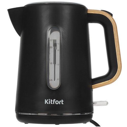 Купить Электрочайник Kitfort KT-8706 черный в интернет-магазине DNS. Характеристики, цена Kitfort KT-8706 | 9267942.