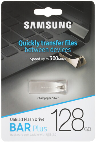 Купить Память USB Flash 128 ГБ Samsung BAR Plus [MUF-128BE3/APC] в интернет-магазине DNS. Характеристики, цена Samsung BAR Plus | 1244180.