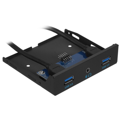 Купить Плата расширения Gembird FP3.5-USB3-2A-HDA в интернет-магазине DNS. Характеристики, цена Gembird FP3.5-USB3-2A-HDA | 5421034.