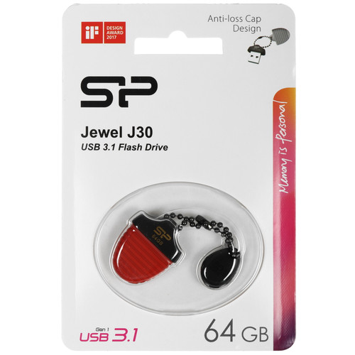 Купить Память USB Flash 64 ГБ Silicon Power Jewel J30 [SP064GBUF3J30V1R] в интернет-магазине DNS. Характеристики, цена Silicon Power Jewel J30 | 9281765.