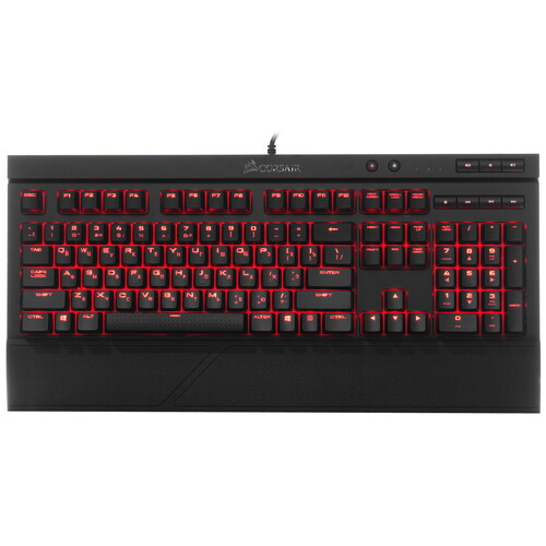 Купить Клавиатура проводная Corsair K68 Cherry MX Red, механическая, с ...