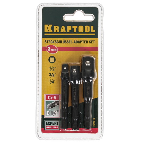 Купить Адаптеры для торцовых головок KRAFTOOL EXPERT 26775-H3 в интернет-магазине DNS. Характеристики, цена KRAFTOOL EXPERT 26775-H3 | 9012560.