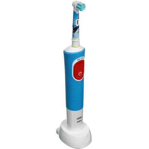 Купить Электрическая зубная щетка Braun Oral-B Vitality Pro D103 Kids Spiderman голубой в интернет-магазине DNS. Характеристики, цена Braun Oral-B Vitality Pro D103 Kids Spiderman | 5492348.