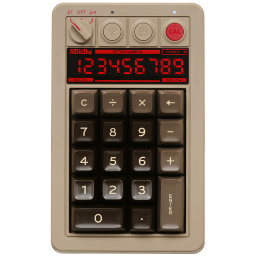 Купить Цифровой блок  проводная + беспроводная 8BitDo Retro Mechanical Numpad - C64 Edition в интернет-магазине DNS. Характеристики, цена 8BitDo Retro Mechanical Numpad - C64 Edition | 5465257.