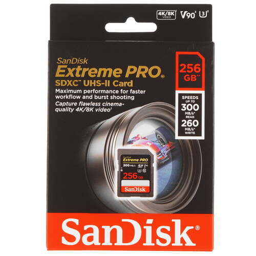 Купить Карта памяти SanDisk Extreme Pro SDXC 256 ГБ [SDSDXDK-256G-GN4IN] в интернет-магазине DNS. Характеристики, цена  | 5470869.