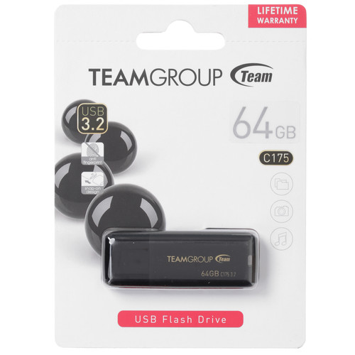 Купить Память USB Flash 64 ГБ Team Group C175 [TC175364GB01] в интернет-магазине DNS. Характеристики, цена Team Group C175 | 4851386.