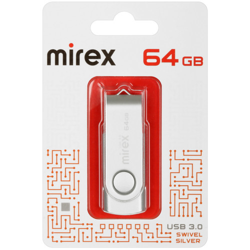Купить Память USB Flash 64 ГБ Mirex SWIVEL [13600-FM3SVS64] в интернет-магазине DNS. Характеристики, цена Mirex SWIVEL | 5483579.