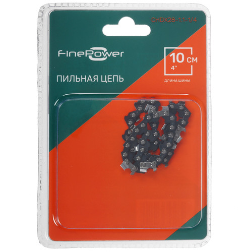 Купить Пильная цепь FinePower CHDX28-1.1-1/4 в интернет-магазине DNS. Характеристики, цена FinePower CHDX28-1.1-1/4 | 9114690.