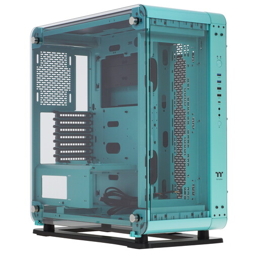 Купить Корпус Thermaltake Core P6 TG Turquoise [CA-1V2-00MBWN-00] бирюзовый в интернет-магазине DNS. Характеристики, цена Thermaltake Core P6 TG Turquoise | 4875925.