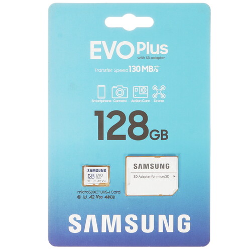 Купить Карта памяти Samsung EVO Plus microSDXC 128 ГБ [MB-MC128KA/KR] в интернет-магазине DNS. Характеристики, цена  | 5462209.