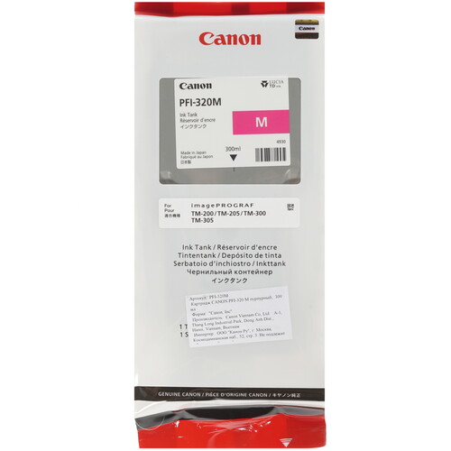 Купить Картридж Canon PFI-320M пурпурный в интернет-магазине DNS. Характеристики, цена Canon PFI-320M | 1386048.