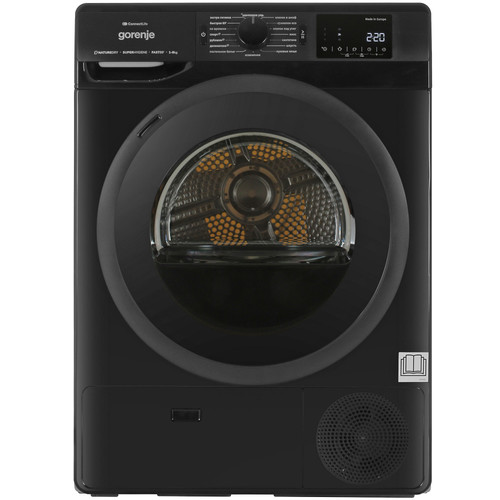 Купить Сушильная машина Gorenje DPNE82GNLWIFI/BC черный в интернет-магазине DNS. Характеристики, цена Gorenje DPNE82GNLWIFI/BC | 9087358.
