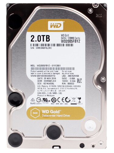 Купить 2 ТБ Жесткий диск WD Gold [WD2005FBYZ] в интернет-магазине DNS. Характеристики, цена WD Gold | 1091371.