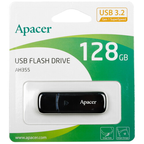 Купить Память USB Flash 128 ГБ Apacer AH355 [AP128GAH355B-1] в интернет-магазине DNS. Характеристики, цена Apacer AH355 | 5456200.