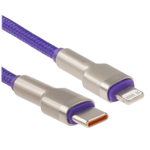 Купить Кабель Baseus Lightning 8-pin - USB Type-C фиолетовый в интернет-магазине DNS. Характеристики, цена Baseus Cafule | 9167184.