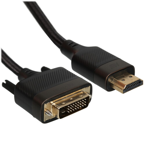 Купить Кабель однонаправленный KEYRON HDMI - DVI-D, 3 м в интернет-магазине DNS. Характеристики, цена  | 9242393.