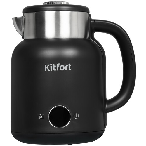 Купить Электрочайник Kitfort КТ-6196-1 черный в интернет-магазине DNS. Характеристики, цена Kitfort КТ-6196-1 | 9961912.