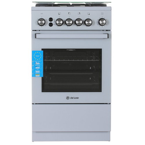 Купить Газовая плита De Luxe 5040.40Г (кр) ЧР-012 серый в интернет-магазине DNS. Характеристики, цена De Luxe 5040.40Г (кр) ЧР-012 | 5366333.