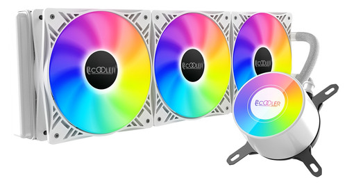 Купить Система охлаждения PCCooler GI-CL360 ARGB  белая в интернет-магазине DNS. Характеристики, цена PCCooler GI-CL360 ARGB | 9230398.