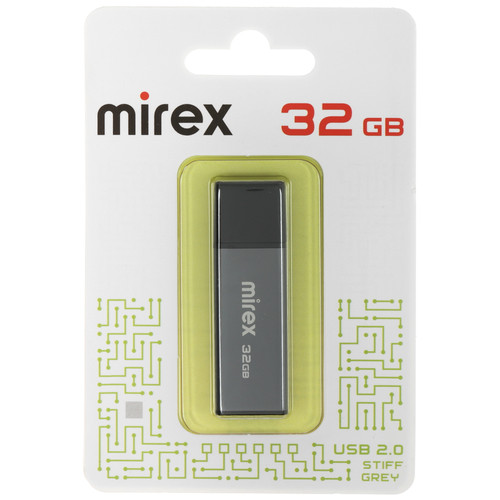 Купить Память USB Flash 32 ГБ Mirex Stiff Gray [13600-FMUSTG32] в интернет-магазине DNS. Характеристики, цена Mirex Stiff Gray | 5640977.